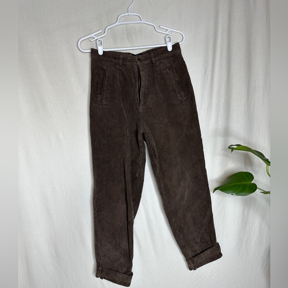 Brown corduroy pants
